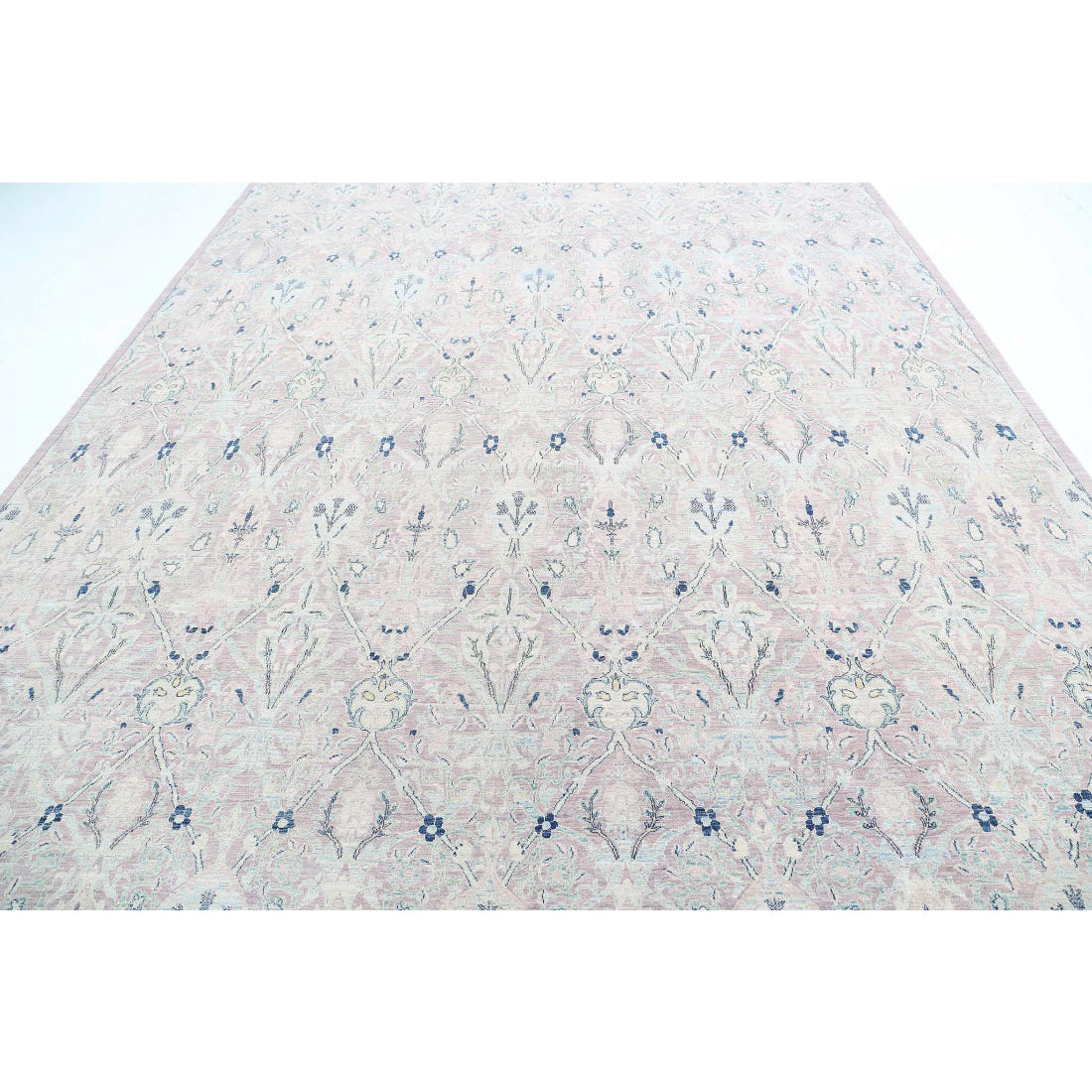 Hand Knotted Fine Artemix Wool Rug - 9'9'' x 13'7''