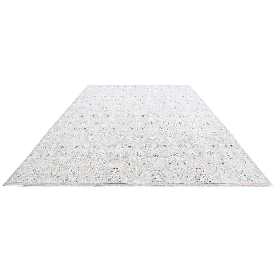 Hand Knotted Fine Artemix Wool Rug - 9'9'' x 13'7''