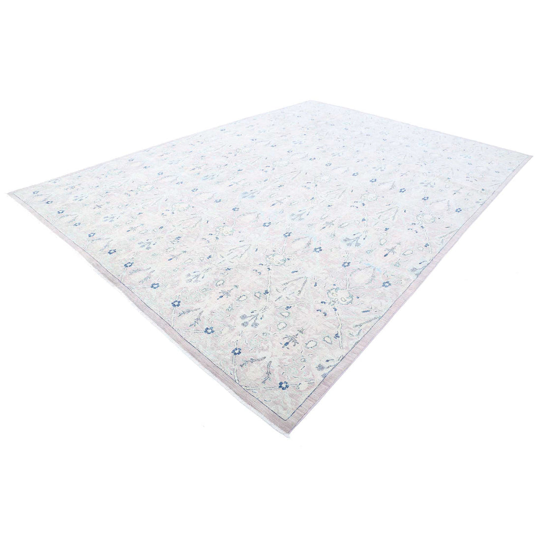 Hand Knotted Fine Artemix Wool Rug - 9'9'' x 13'7''