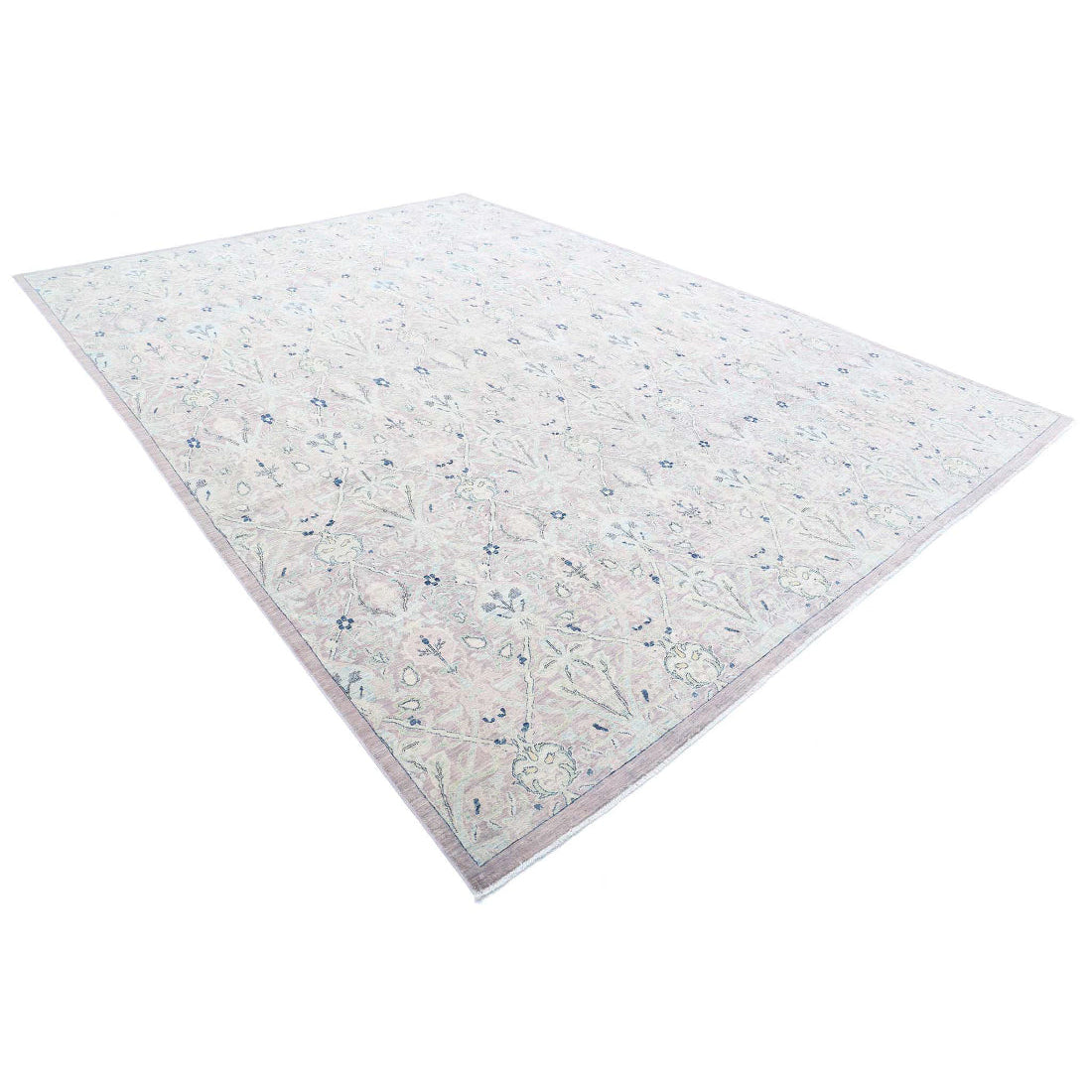 Hand Knotted Fine Artemix Wool Rug - 9'9'' x 13'7''