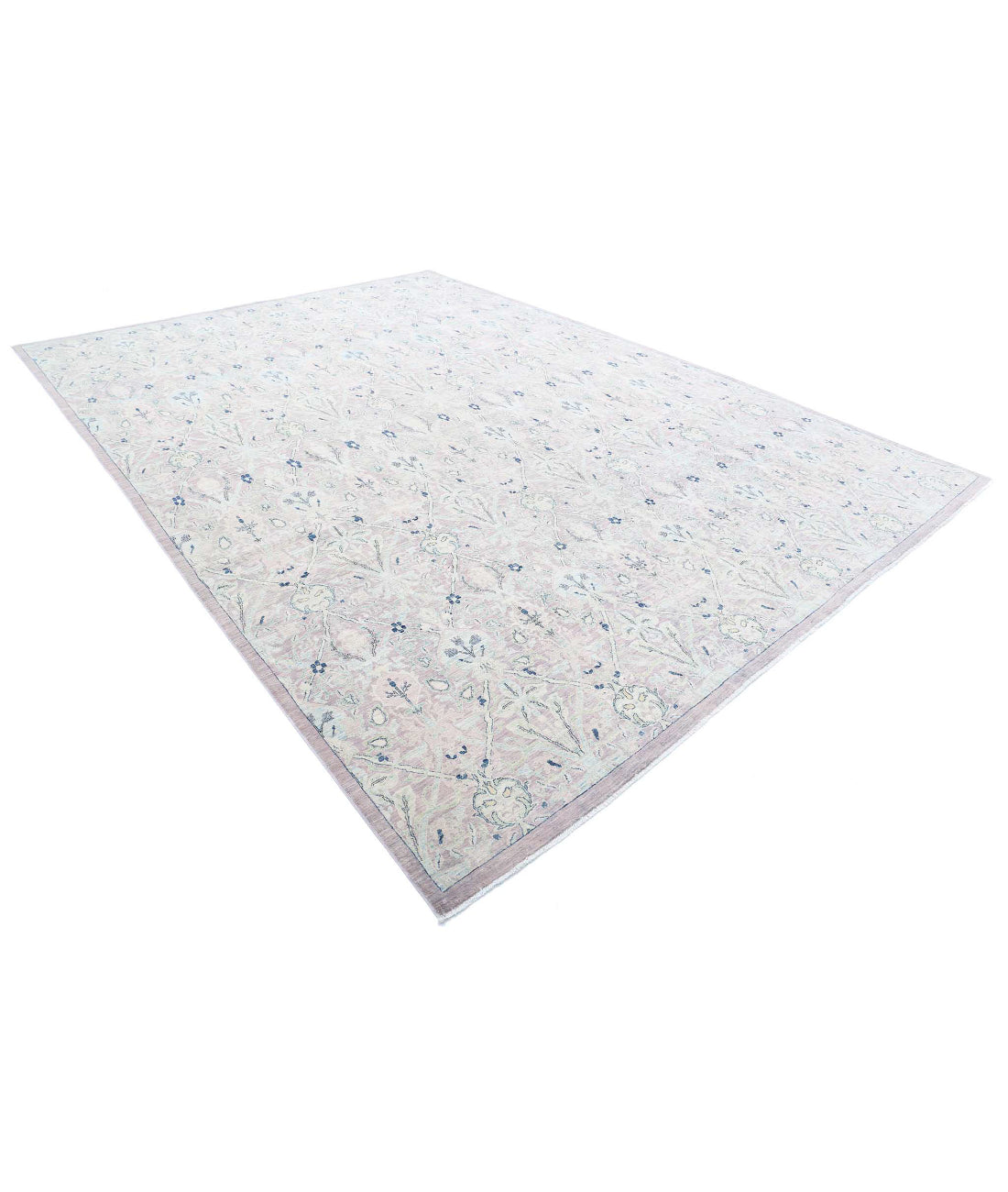 Hand Knotted Fine Artemix Wool Rug - 9'9'' x 13'7''