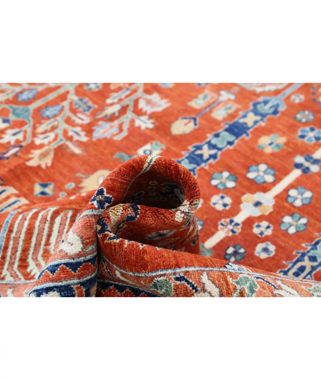 Hand Knotted Fine Bakshaish Wool Rug - 7'9'' x 9'11'' - Arteverk Rugs Area rug