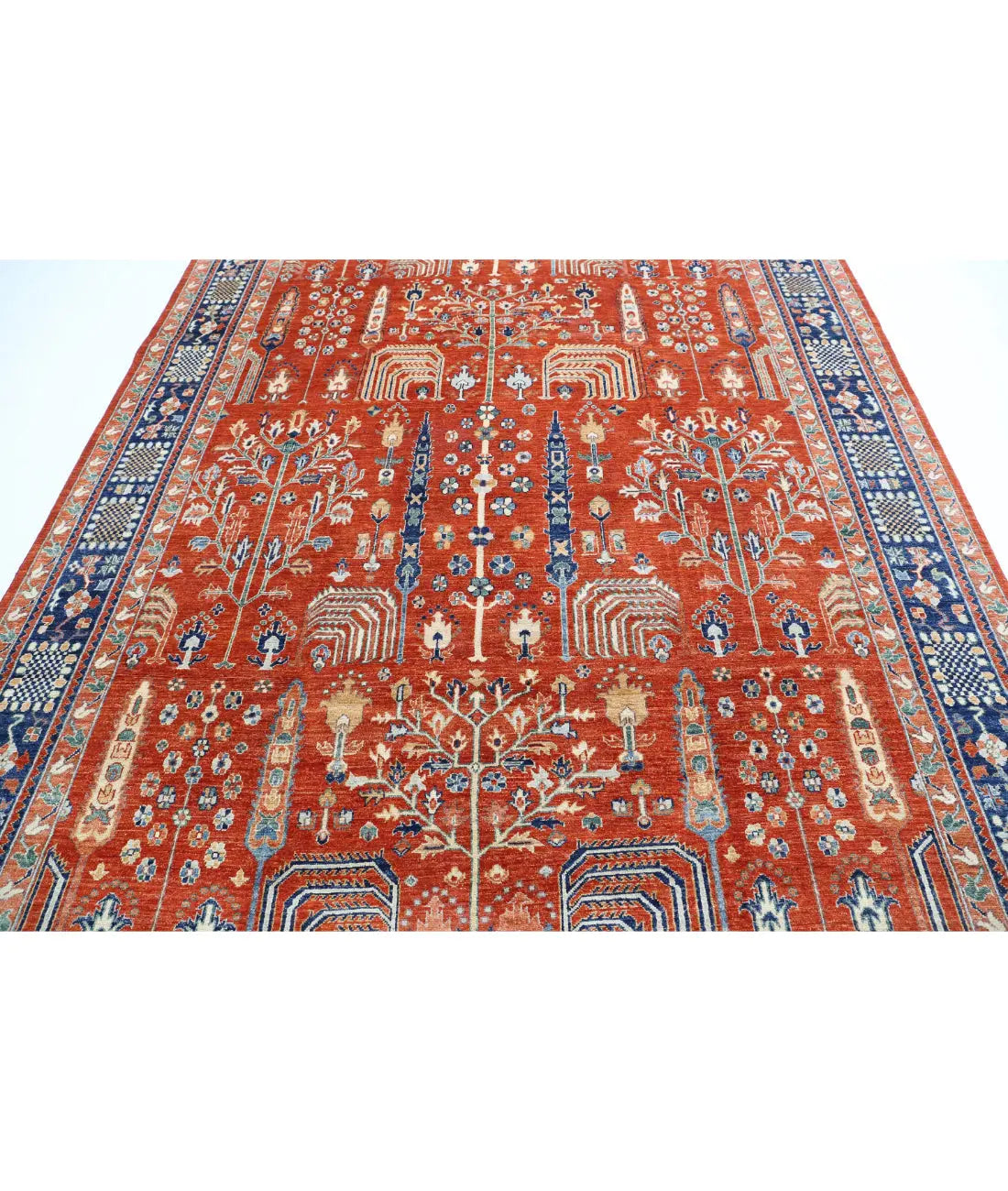 Hand Knotted Fine Bakshaish Wool Rug - 7'9'' x 9'11'' - Arteverk Rugs Area rug