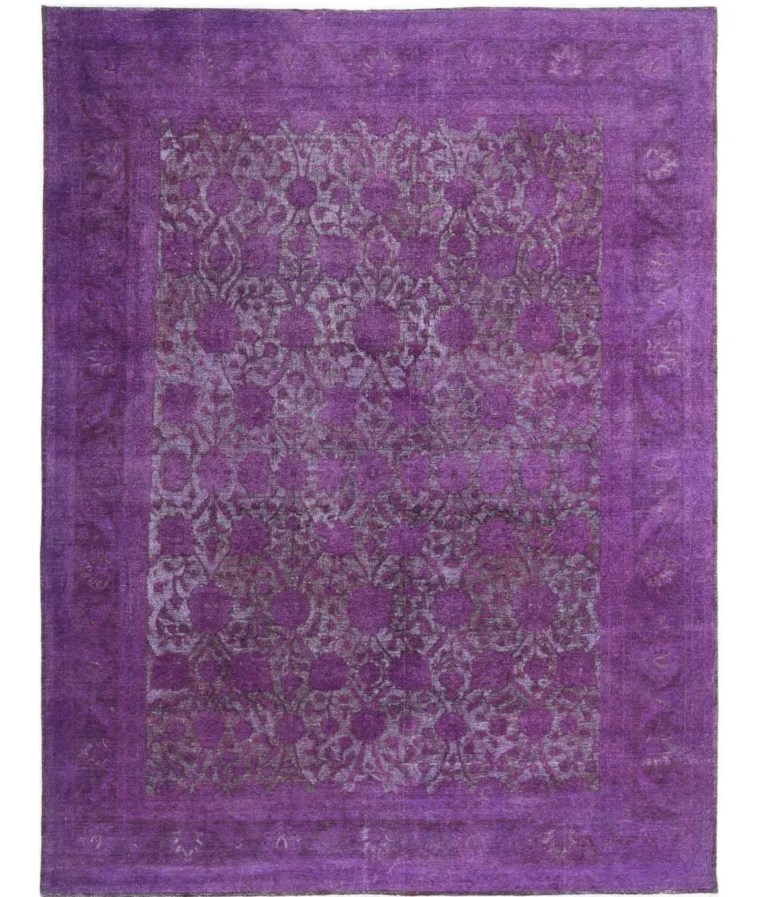 Hand Knotted Fine Onyx Wool Rug - 9'11'' x 13'0''