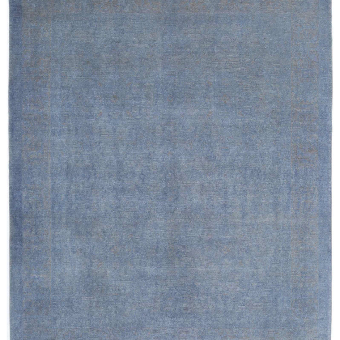 Alfombra de lana fina sobreteñida anudada a mano - 7'10'' x 9'11''