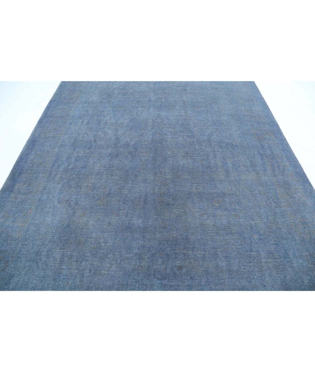 Alfombra de lana fina sobreteñida anudada a mano - 7'10'' x 9'11''