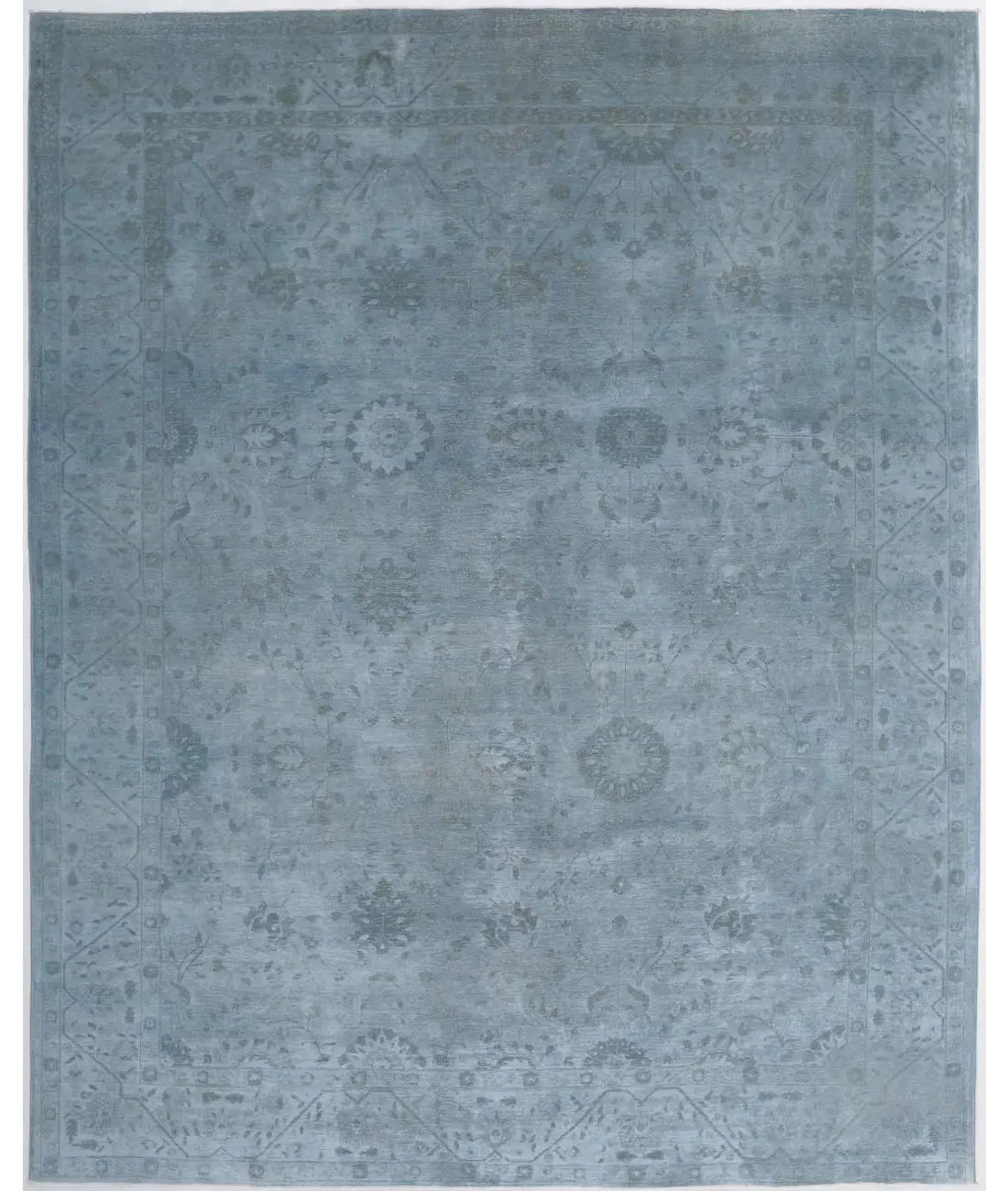 Hand Knotted Fine Overdye Wool Rug - 8'10'' x 11'3''