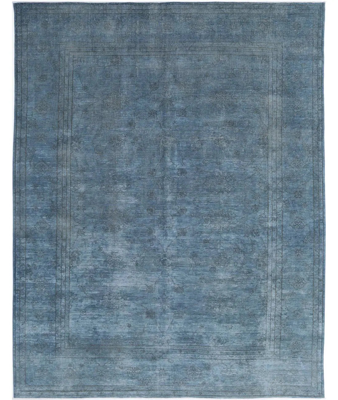 Hand Knotted Fine Overdye Wool Rug - 8'11'' x 11'6''