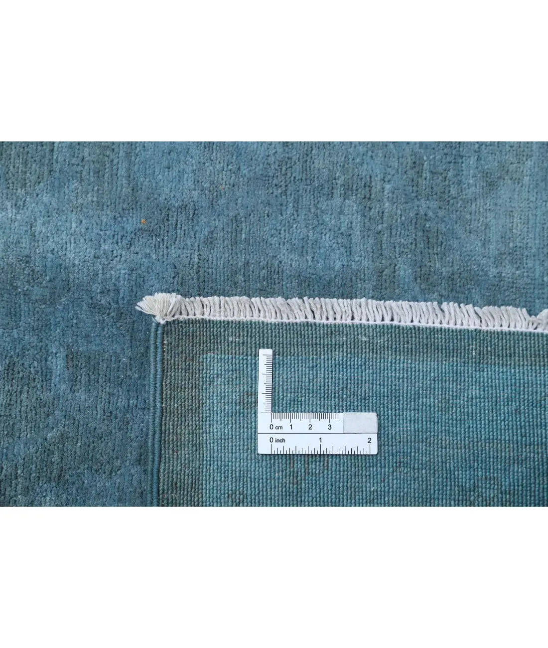 Hand Knotted Fine Overdye Wool Rug - 9'0'' x 11'11'' - Arteverk Rugs Area rug