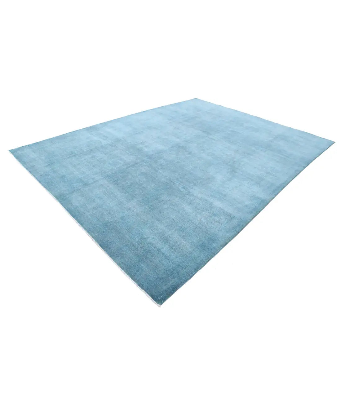 Hand Knotted Fine Overdye Wool Rug - 9'0'' x 11'11'' - Arteverk Rugs Area rug