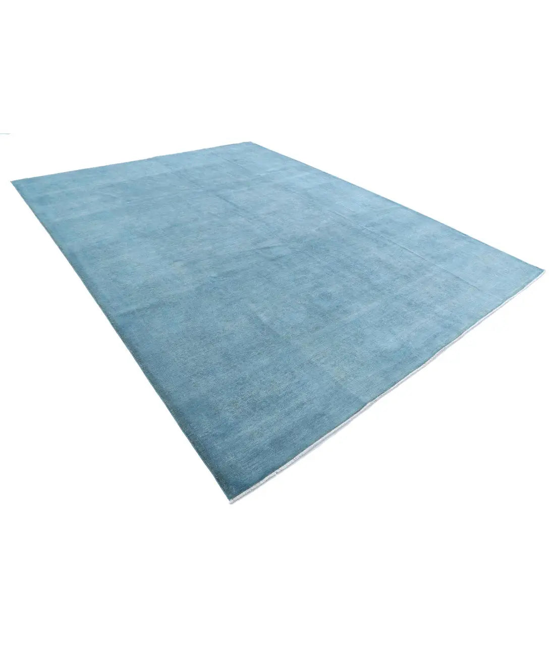 Hand Knotted Fine Overdye Wool Rug - 9'0'' x 11'11'' - Arteverk Rugs Area rug