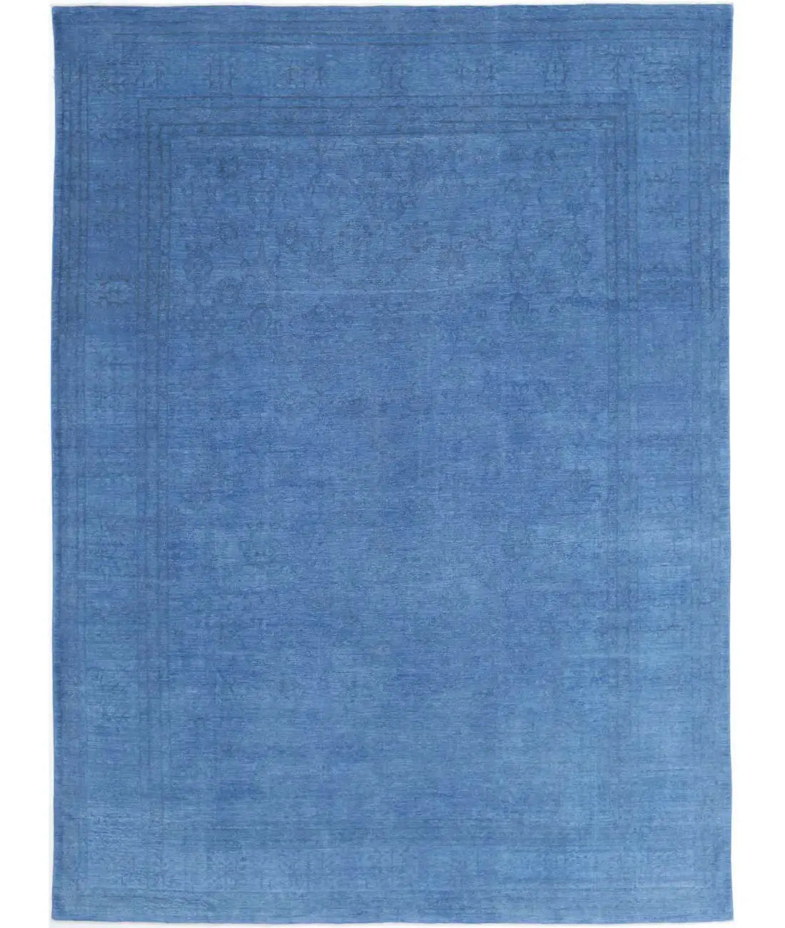 Hand Knotted Fine Overdye Wool Rug - 9'8'' x 13'7''