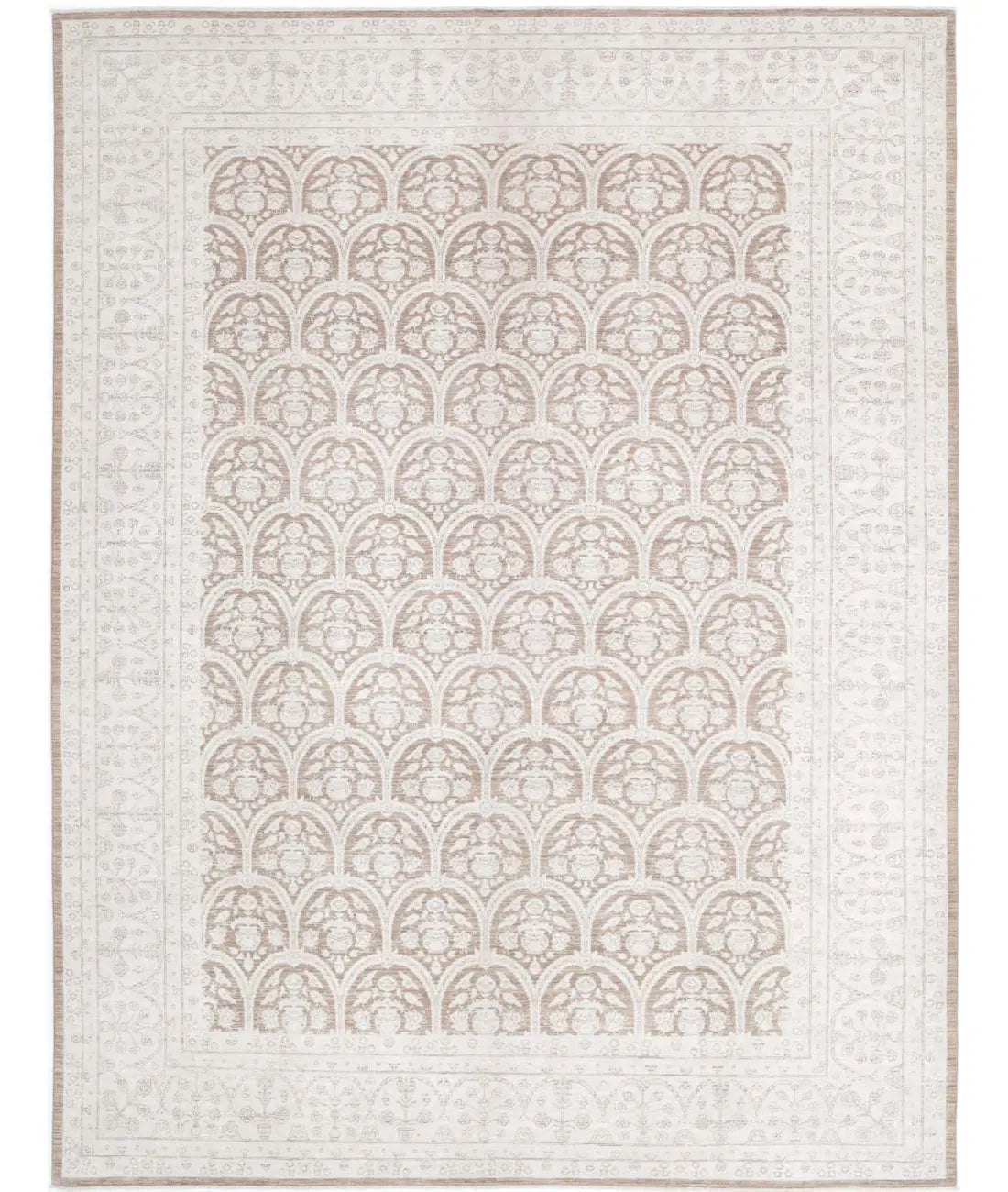 Hand Knotted Fine Serenity Wool Rug - 10'1'' x 13'4''