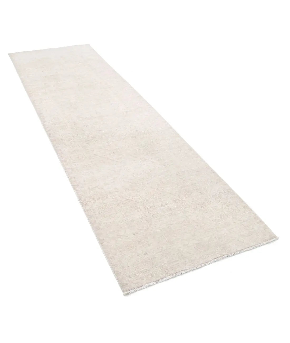 Alfombra de lana fina Serenity anudada a mano - 2'10'' x 9'6''