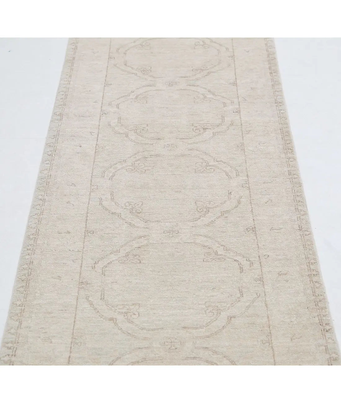Hand Knotted Fine Serenity Wool Rug - 2'4'' x 10'2''
