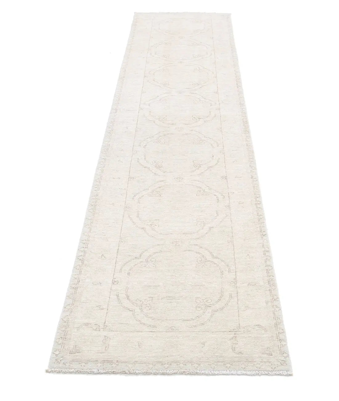 Hand Knotted Fine Serenity Wool Rug - 2'4'' x 10'2''