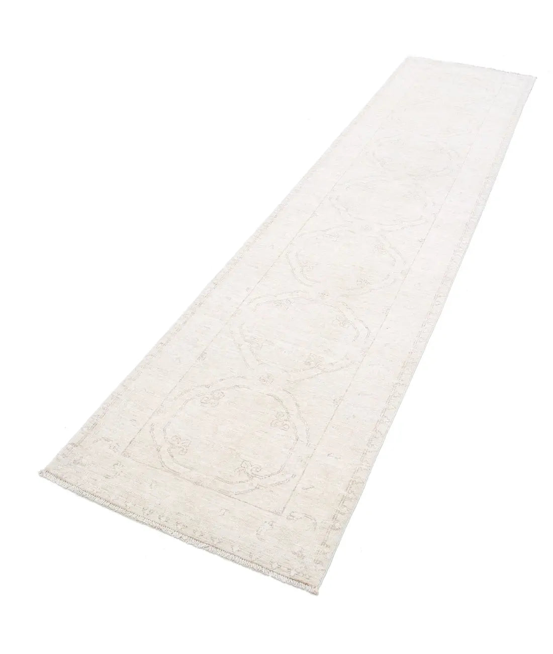 Hand Knotted Fine Serenity Wool Rug - 2'4'' x 10'2''
