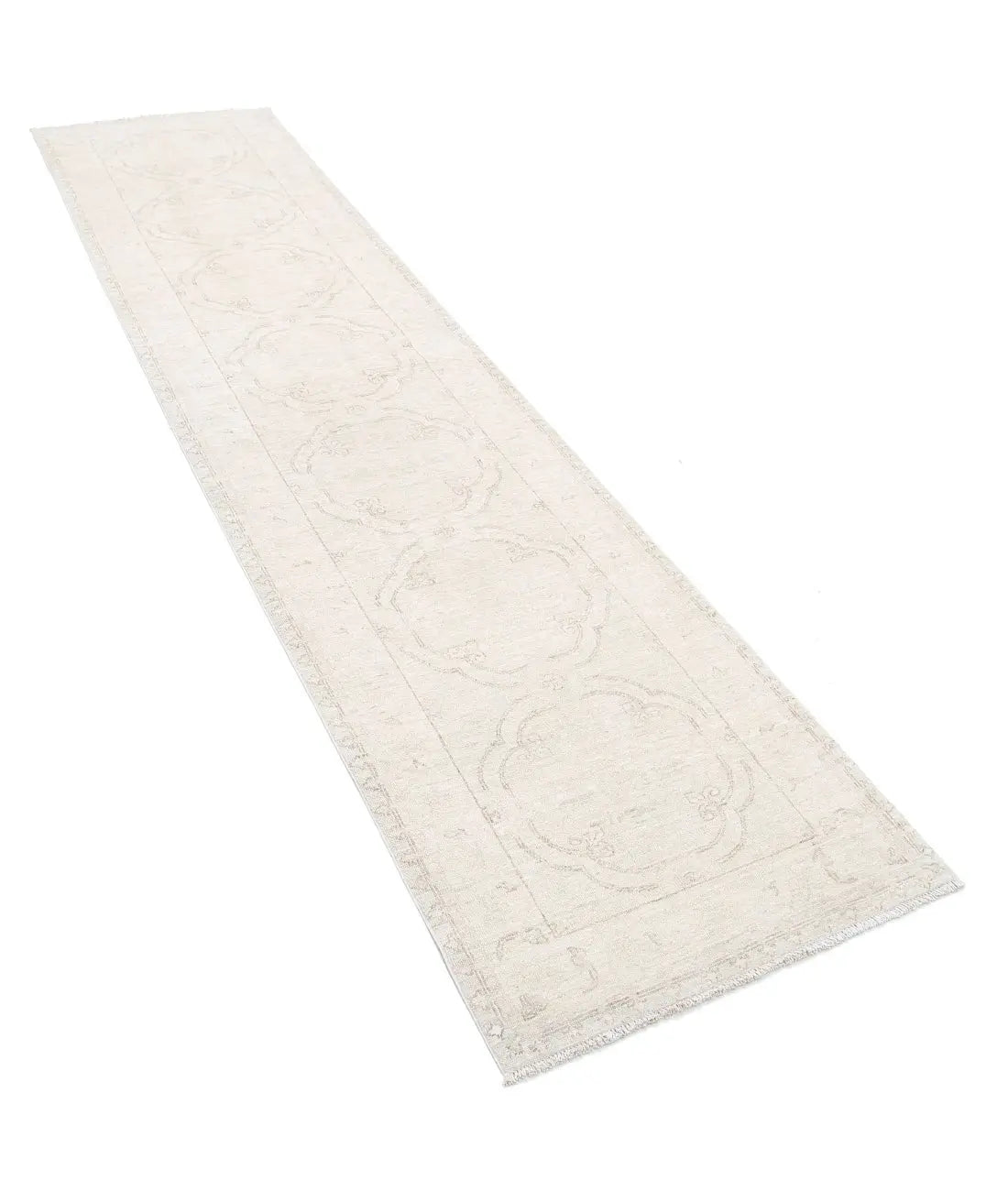 Hand Knotted Fine Serenity Wool Rug - 2'4'' x 10'2''