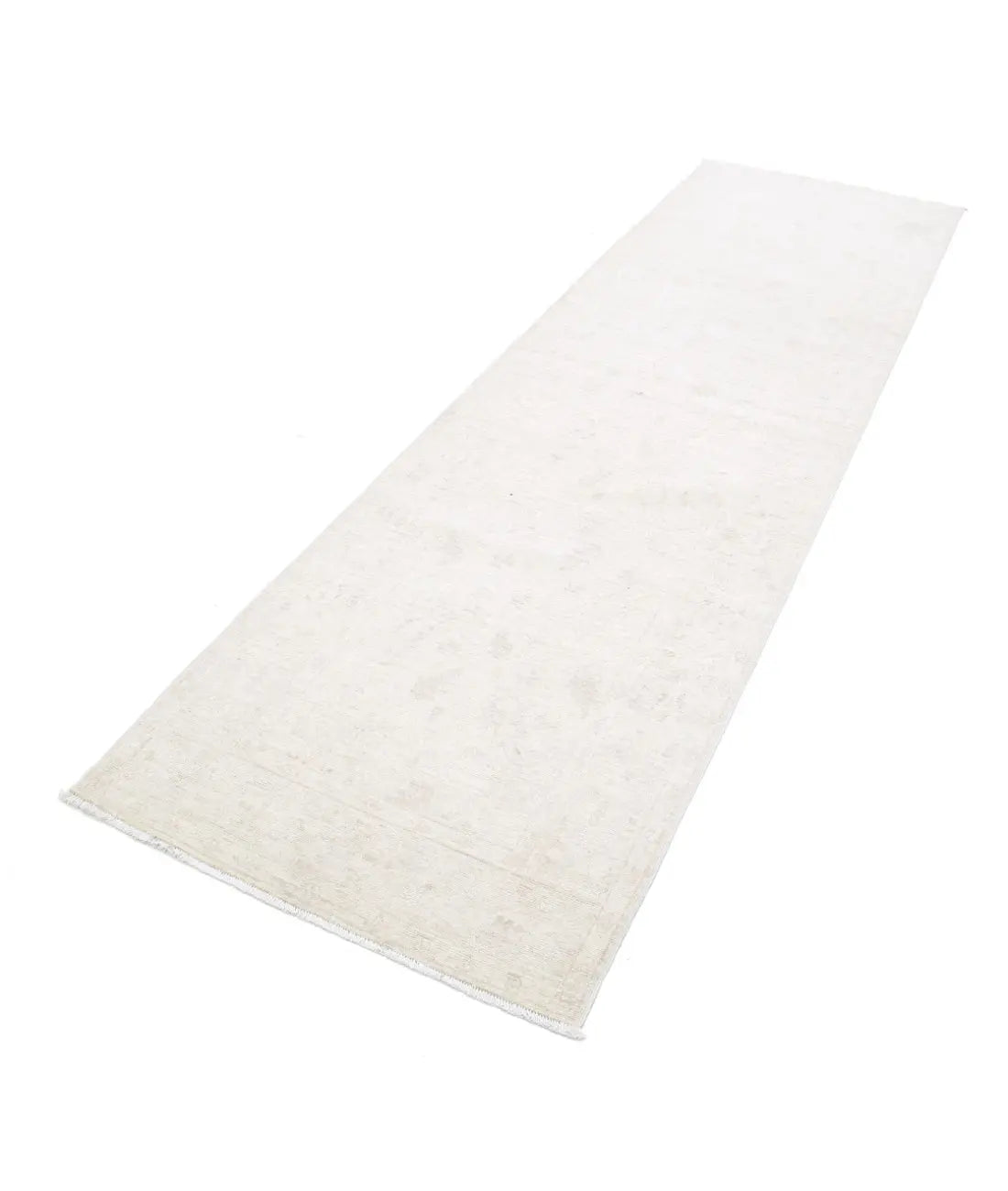 Tapis en laine fine sérénité nouée à la main - 2'9'' x 9'3''