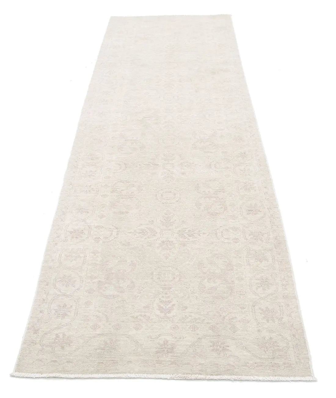 Alfombra de lana fina Serenity anudada a mano - 3'0'' x 10'0''