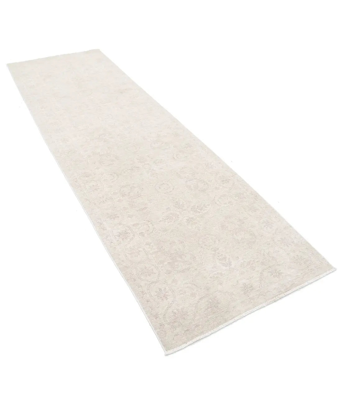 Alfombra de lana fina Serenity anudada a mano - 3'0'' x 10'0''