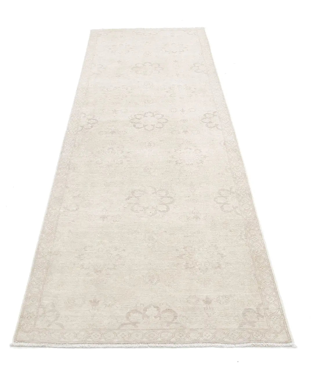Alfombra de lana fina Serenity anudada a mano - 3'0'' x 9'10''