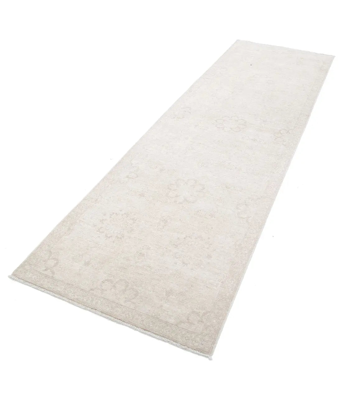 Alfombra de lana fina Serenity anudada a mano - 3'0'' x 9'10''