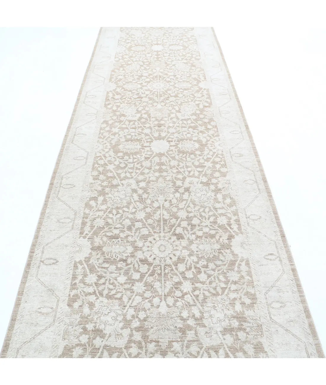 Hand Knotted Fine Serenity Wool Rug - 4'0'' x 13'5'' - Arteverk Rugs Area rug