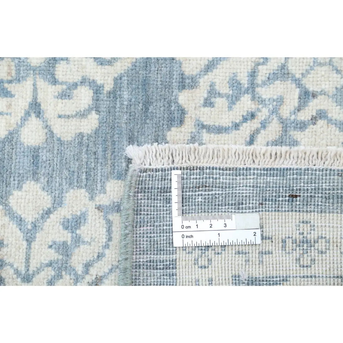 Alfombra de lana fina Serenity anudada a mano - 4'4'' x 6'6''