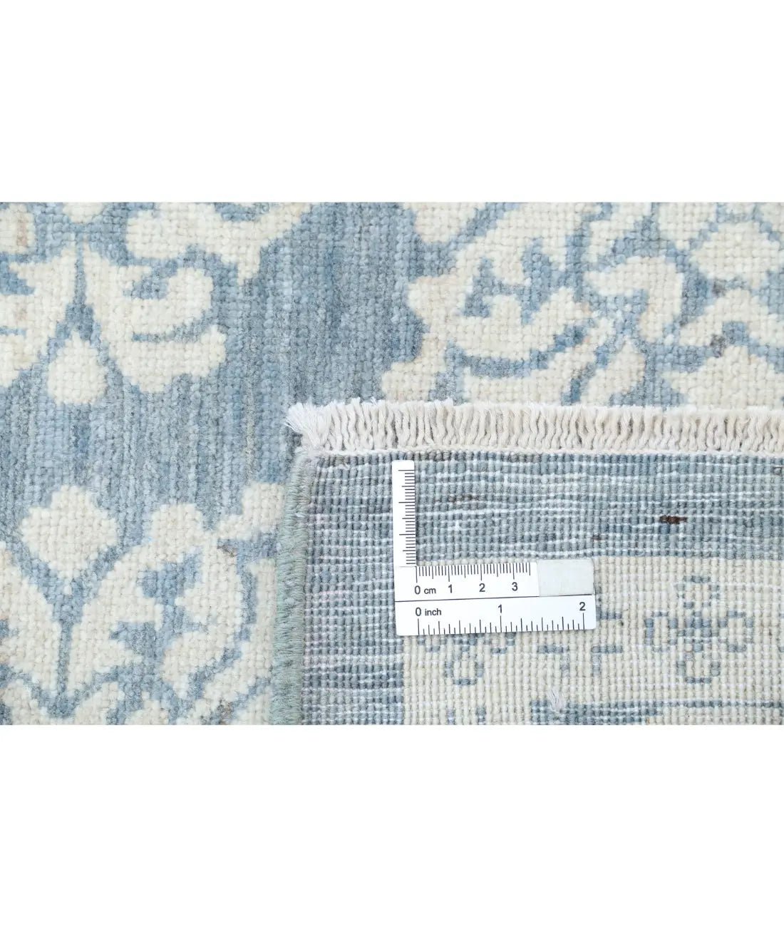 Alfombra de lana fina Serenity anudada a mano - 4'4'' x 6'6''