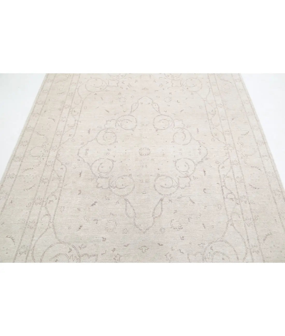 Tapis en laine fine sérénité nouée à la main - 5'11'' x 9'4''