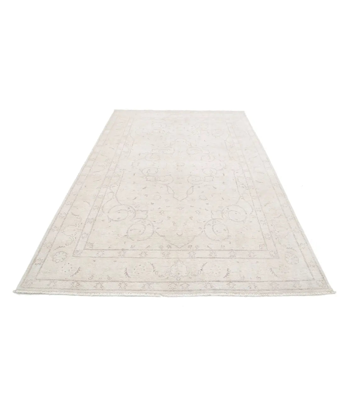 Tapis en laine fine sérénité nouée à la main - 5'11'' x 9'4''