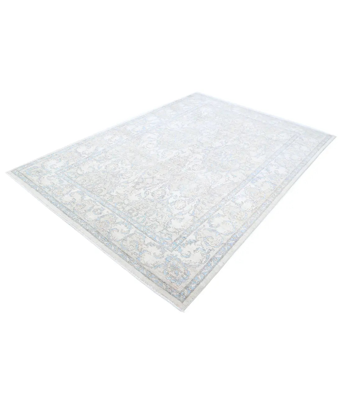 Hand Knotted Fine Serenity Wool Rug - 6'3'' x 9'1'' - Arteverk Rugs Area rug