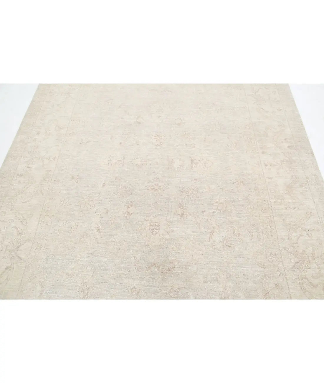 Tapis en laine fine sérénité nouée à la main - 6'4'' x 8'6''