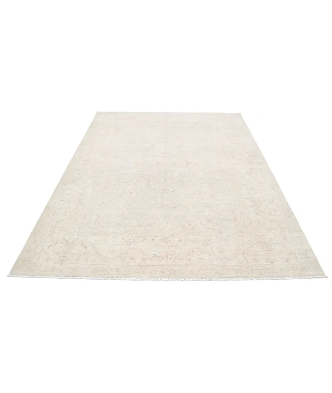 Tapis en laine fine sérénité nouée à la main - 6'4'' x 8'6''