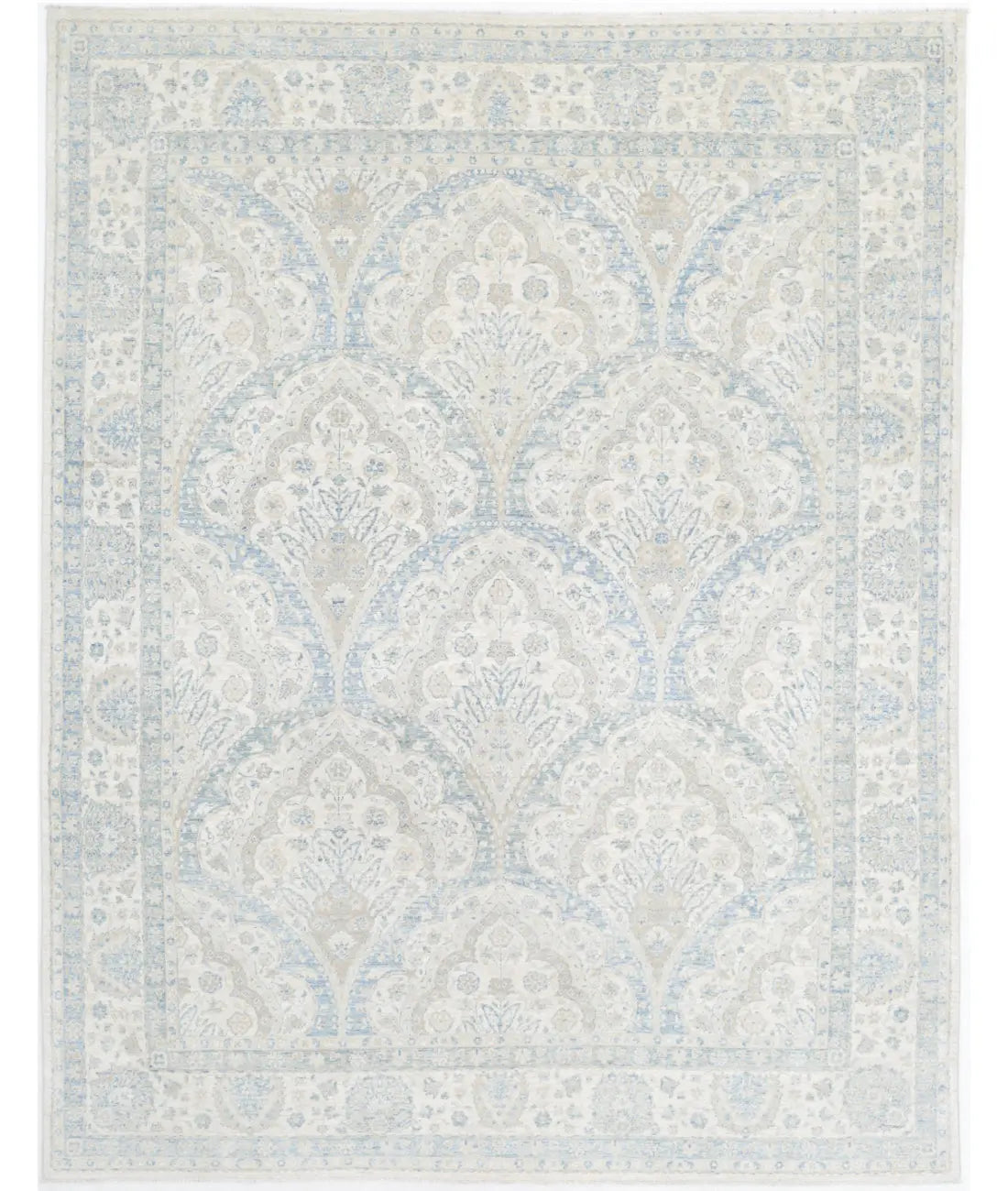 Hand Knotted Fine Serenity Wool Rug - 7'9'' x 9'6''