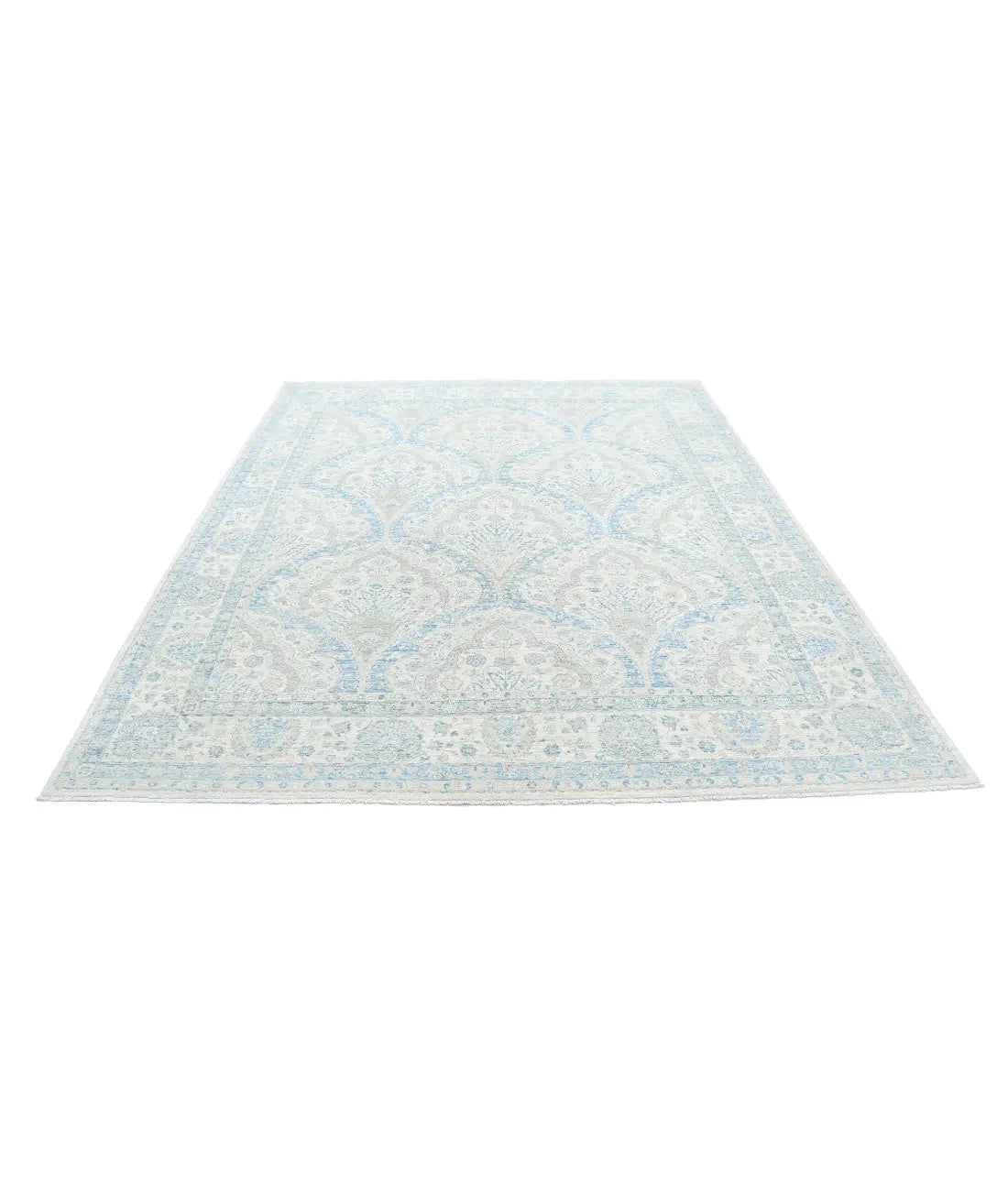 Hand Knotted Fine Serenity Wool Rug - 7'9'' x 9'6'' - Arteverk Rugs Area rug