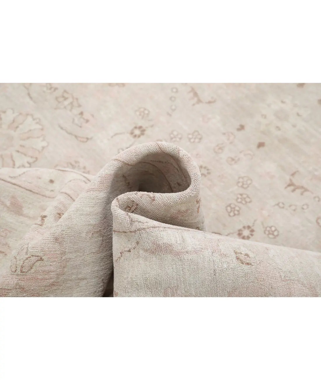 Alfombra de lana fina Serenity anudada a mano - 8'10'' x 12'1''