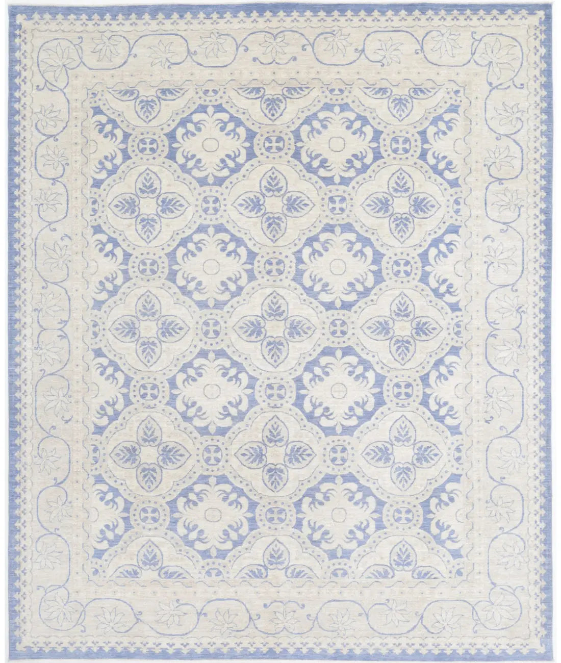 Hand Knotted Fine Serenity Wool Rug - 8'1'' x 9'8''