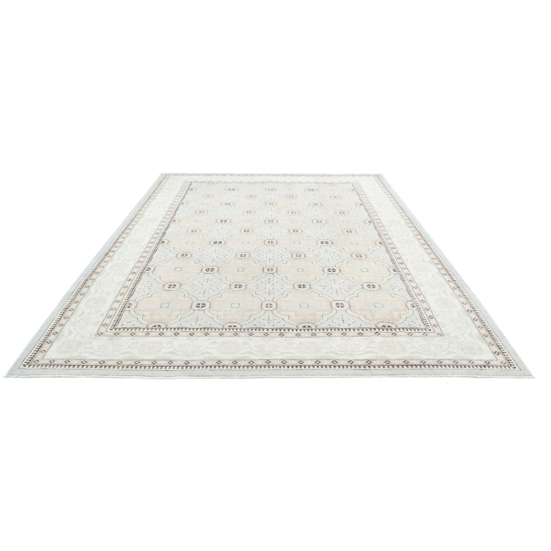 Alfombra de lana fina Serenity anudada a mano - 8'3'' x 11'2''