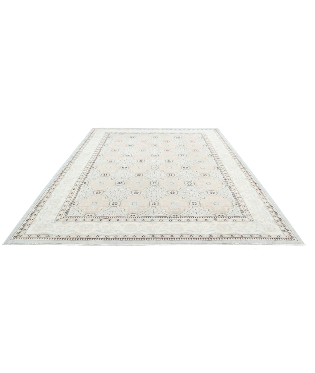 Alfombra de lana fina Serenity anudada a mano - 8'3'' x 11'2''