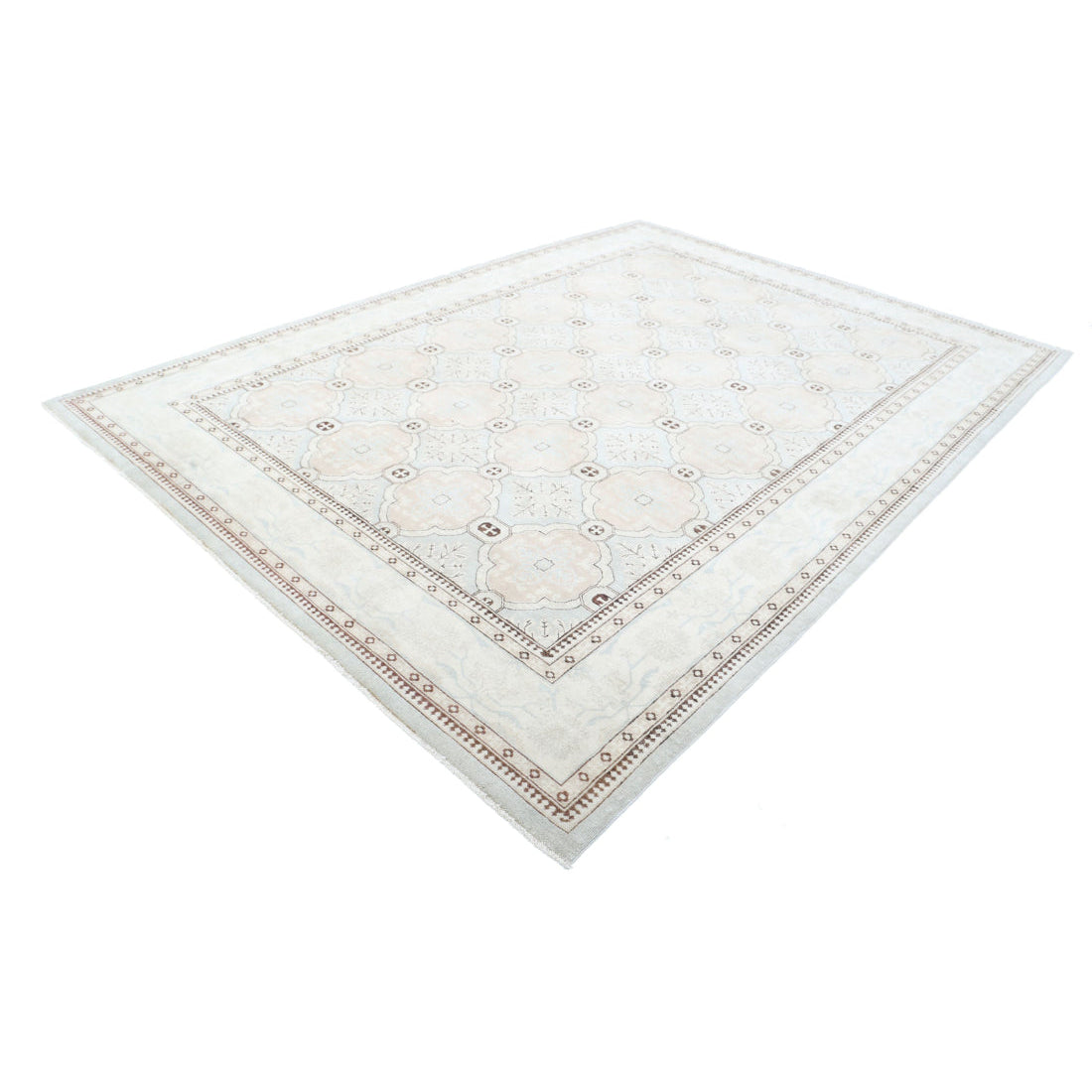 Alfombra de lana fina Serenity anudada a mano - 8'3'' x 11'2''