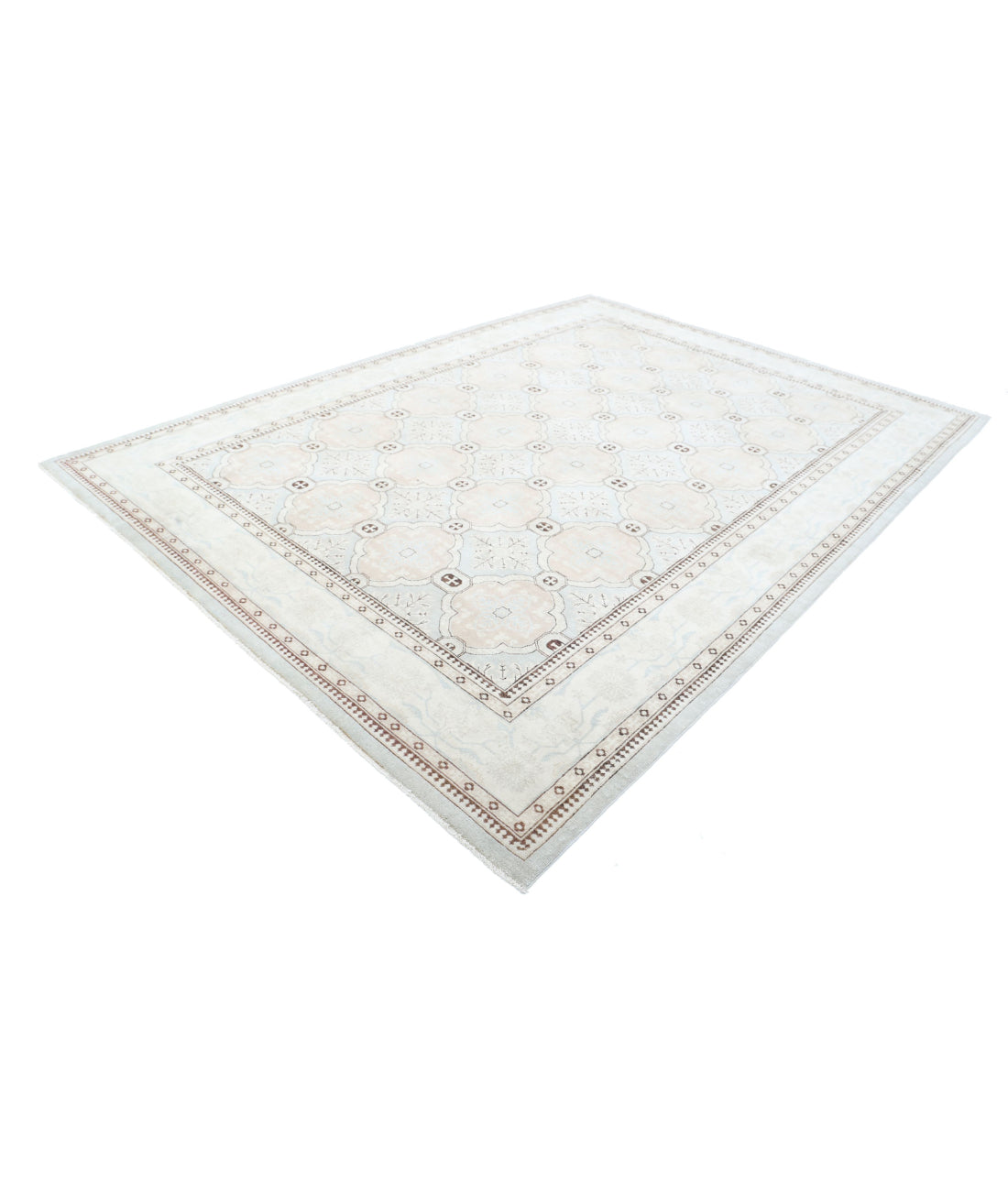 Alfombra de lana fina Serenity anudada a mano - 8'3'' x 11'2''