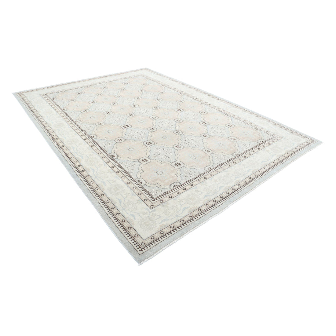 Alfombra de lana fina Serenity anudada a mano - 8'3'' x 11'2''