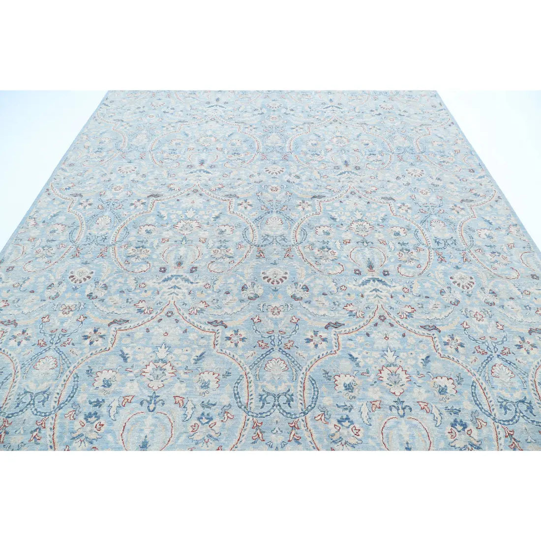 Hand Knotted Fine Serenity Wool Rug - 8'9'' x 11'7''
