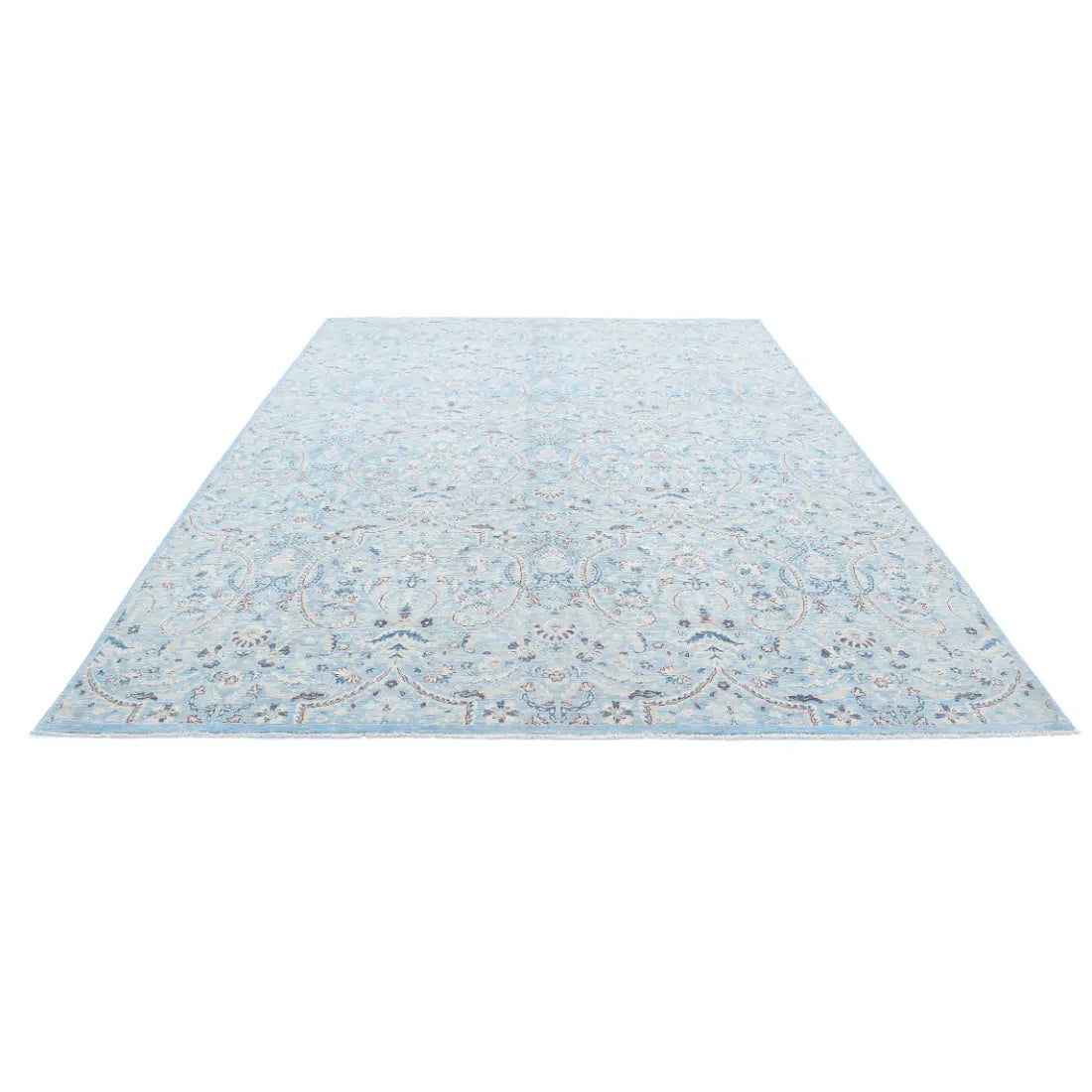 Hand Knotted Fine Serenity Wool Rug - 8'9'' x 11'7''