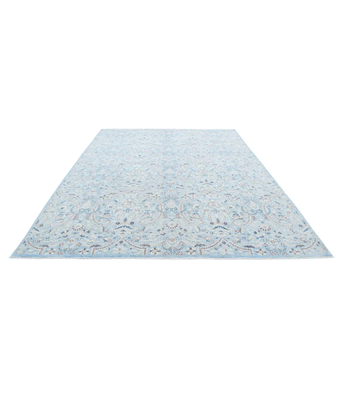 Hand Knotted Fine Serenity Wool Rug - 8'9'' x 11'7''