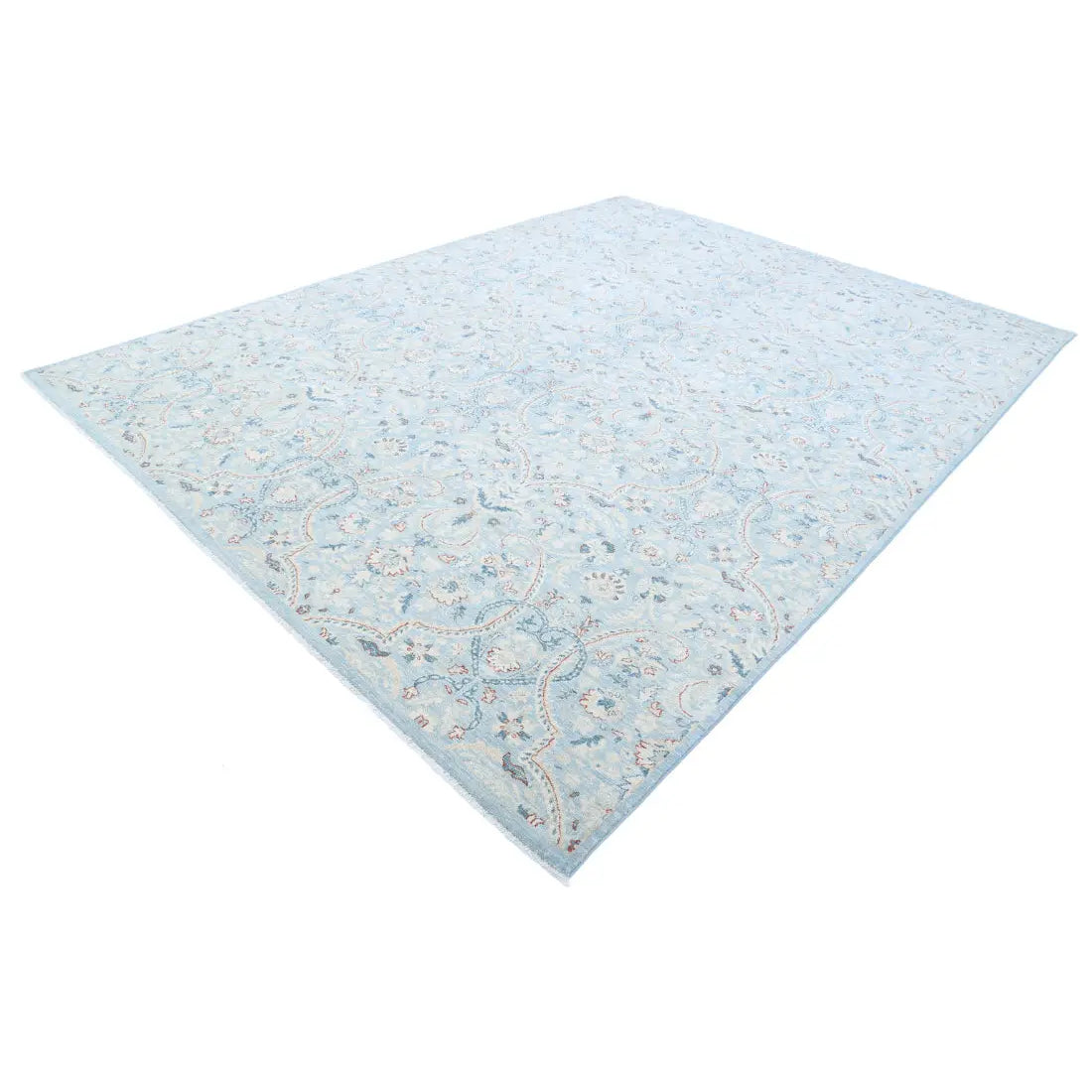 Hand Knotted Fine Serenity Wool Rug - 8'9'' x 11'7''