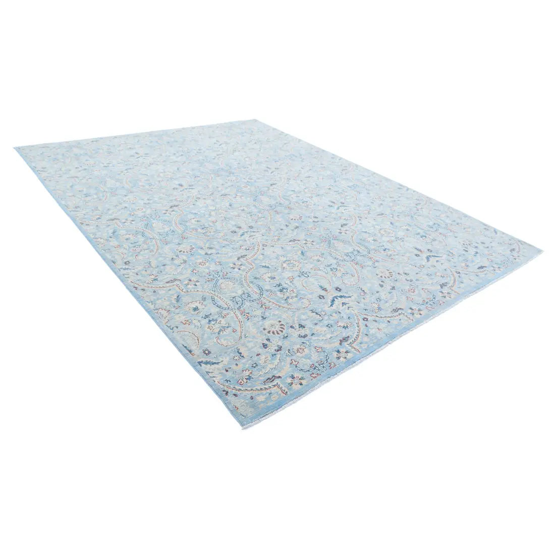 Hand Knotted Fine Serenity Wool Rug - 8'9'' x 11'7''