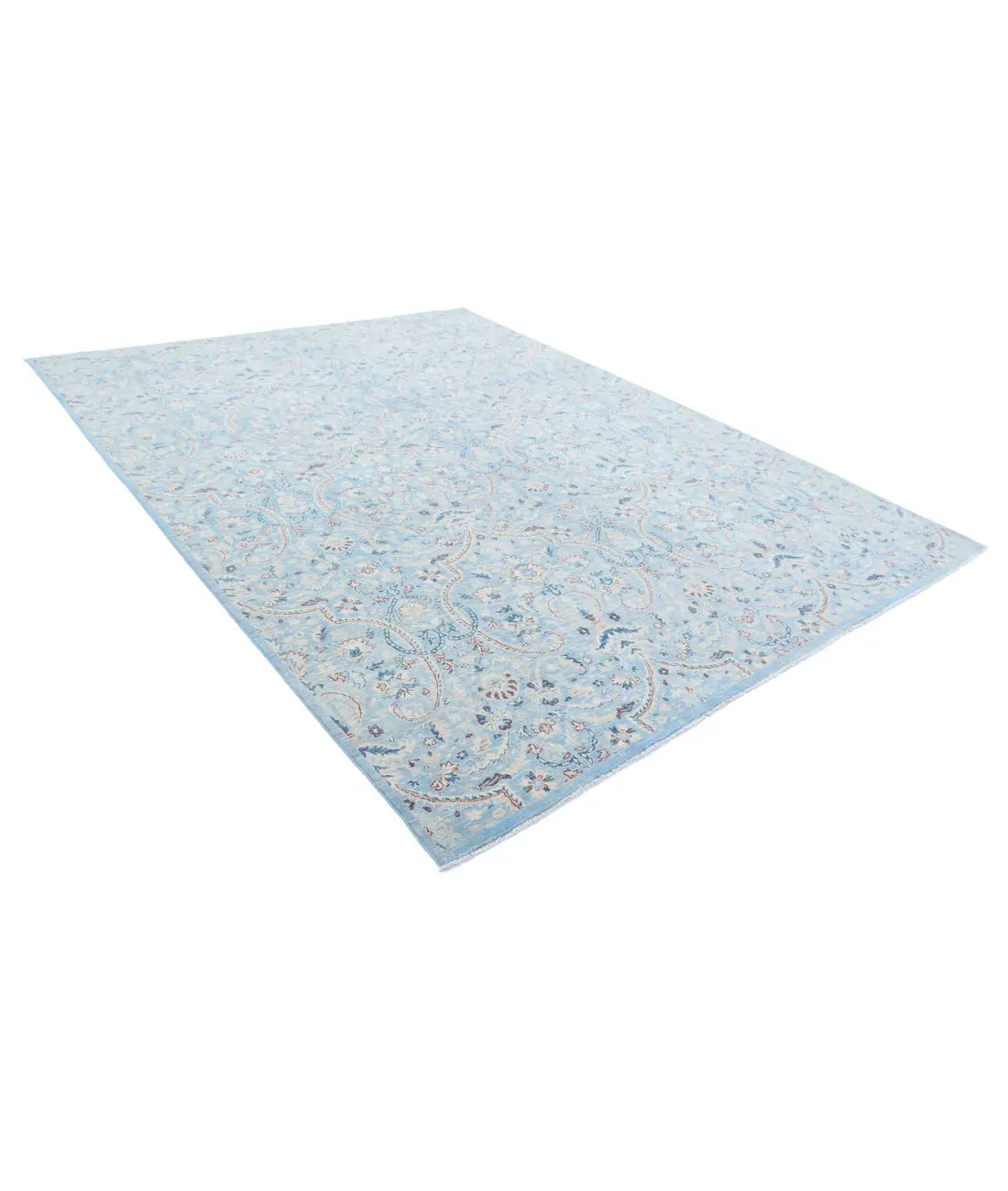 Hand Knotted Fine Serenity Wool Rug - 8'9'' x 11'7''